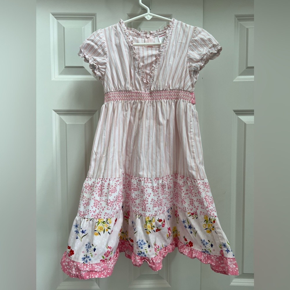 Vintage Gymboree spring Easter floral dress 5